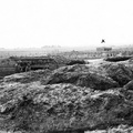 Вид на передовые окопы, полотно железной дороги и станцию Сморгонь, апрель 1917 г.