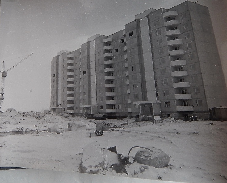 Строительство микрорайона Корени, 1988 г..JPG