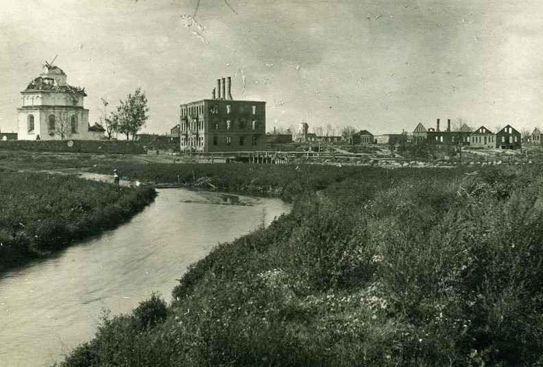 1917 , Вид на Сморгонь со стороны р.Оксна.jpg