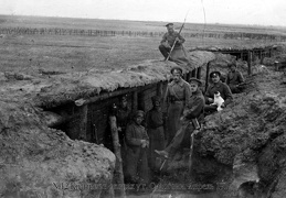 Козырёк в окопах у г.Сморгонь, апрель 1917 г.