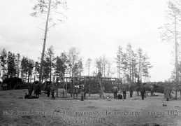 Бивак 3 батальона 530 полка у д.Белая с 20 апреля по 4 мая 1917 г., конец апреля 1917 г.