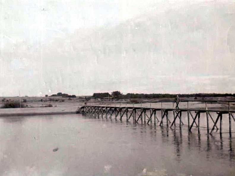 Мост через Вилию в д.Рыбаки, 1914-1917 гг.