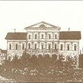 Фасад дворца на литографии Казимира Бахматовича, 1835 г.