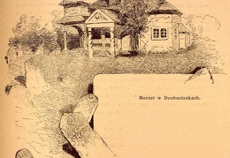 Мечеть, иллюстрация из книги "Powiat oszmiański - materjały do dziejów ziemi i ludzi", 1890-1896 гг.