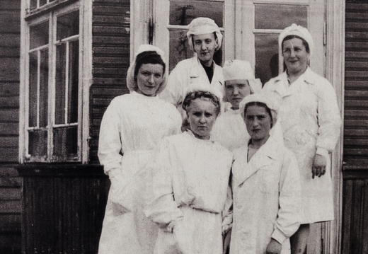 Работницы сморгонский аптеки, 1950-е гг.