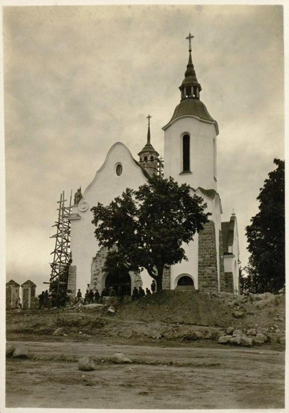 Строительство костёла Пресвятой Девы Марии Розария (Руженцовой) 1930 г..jpg