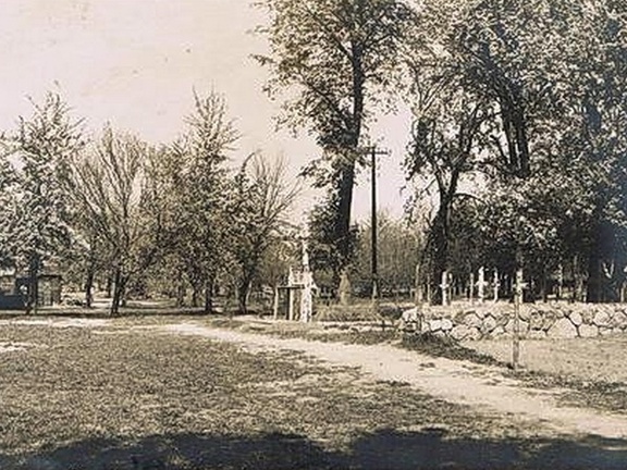 Немецкое военное кладбище у Троицого костёла, 1916 г.