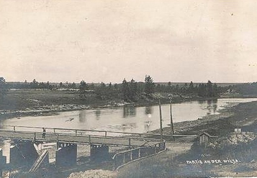 Мост через Вилию у Данюшево, между 1914 и 1918 гг.