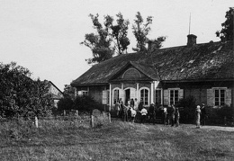 Строение усадебно-паркового ансамбля Оскерков (Oskierków), фото не позднее 1939 г.