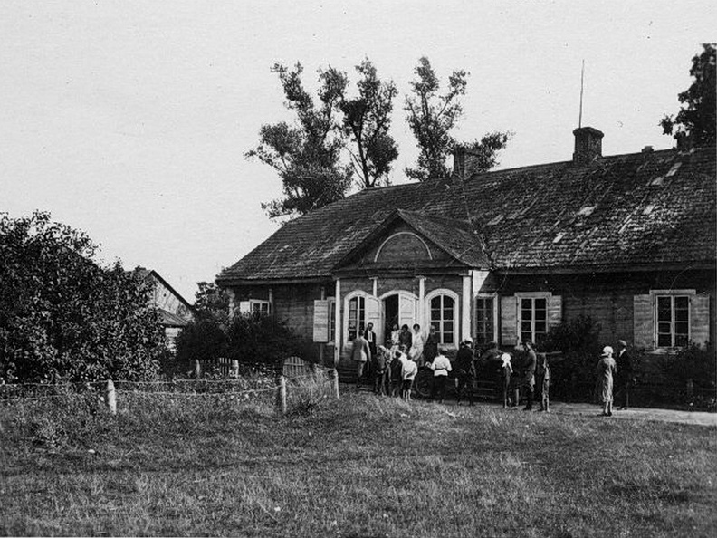 Строение усадебно-паркового ансамбля Оскерков (Oskierków), фото не позднее 1939 г.