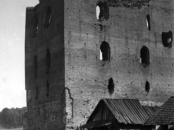 Кревский замок, фото Ян Булгак, 1910 г.