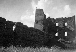 Руины кревского замка, фото Я.Булгак,1909 г.