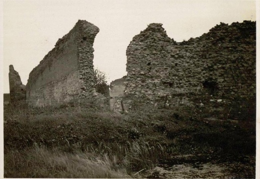 Руины кревского замка, 1930 г.