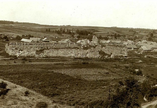 Руины кревского замка, 1918-1930 гг.