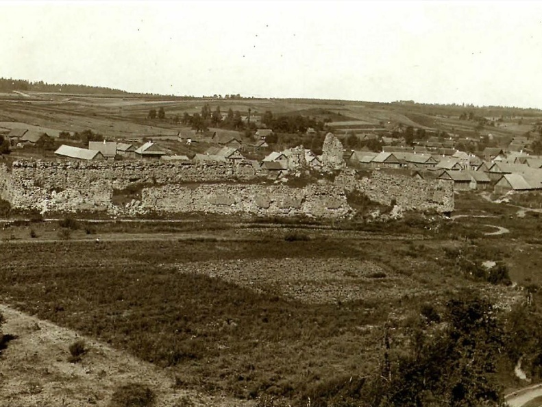 Руины кревского замка, 1918-1930 гг.