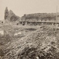 Руины кревского замка, вид из немецких окопов, фото Hindenburgs Mauer im Osten 1917 г.