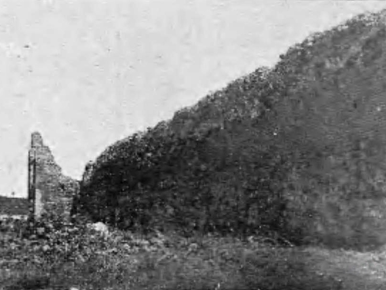 Западная стена кревского замка, 1938 г.