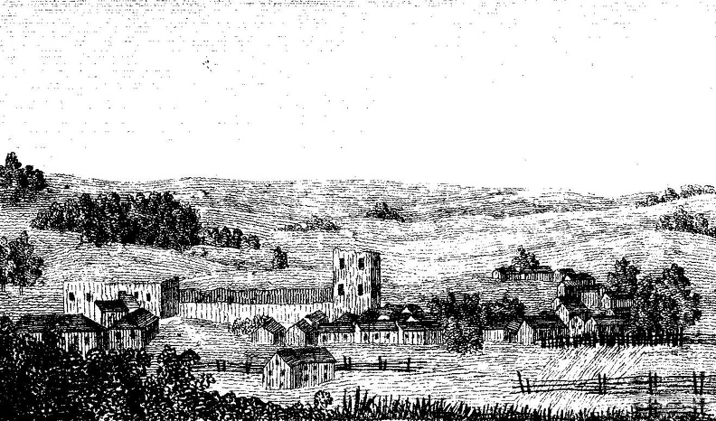 Руины кревского замка,1839 г..jpg