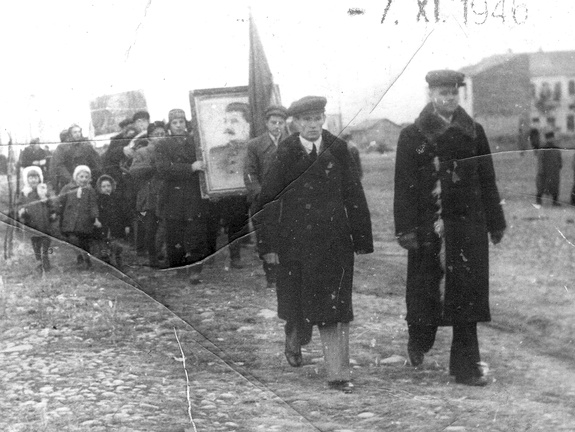 Демонстрация 7 ноября 1946 г.